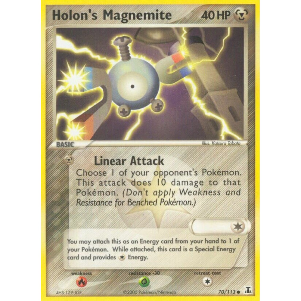 Holon's Magnemite Common 70/113 Pokemon Card Game EX Delta Species