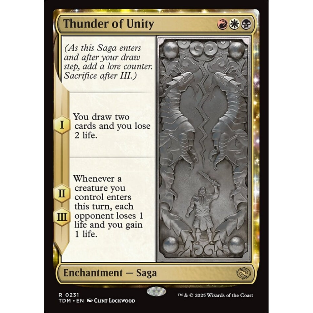 Thunder of Unity rare 231 Magic the Gathering Tarkir: Dragonstorm