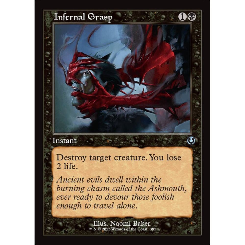 Infernal Grasp, 385, uncommon, Magic: The Gathering, Innistrad Remastered