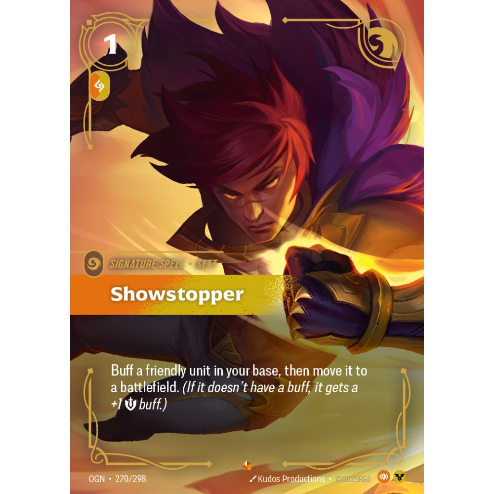Showstopper OGN-270/298 Riftbound Card Game Origins Epic