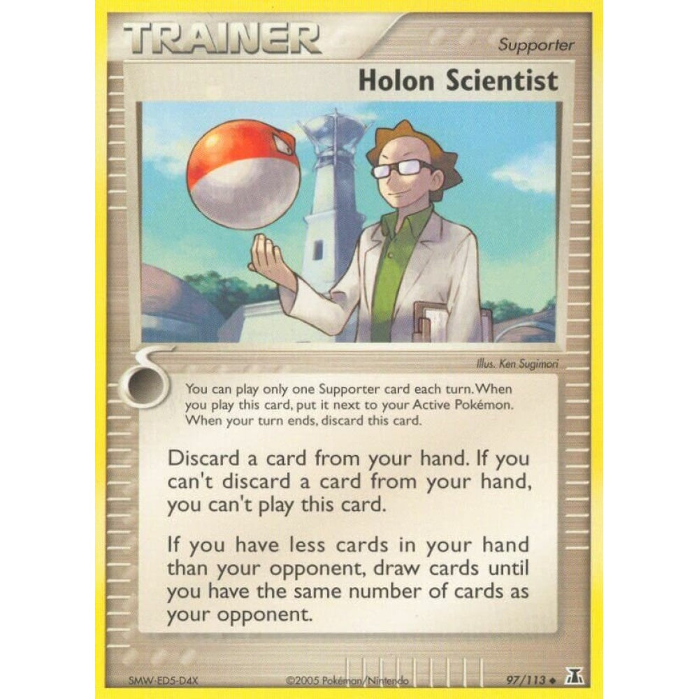 Holon Scientist Uncommon 97/113 Pokemon Card Game EX Delta Species