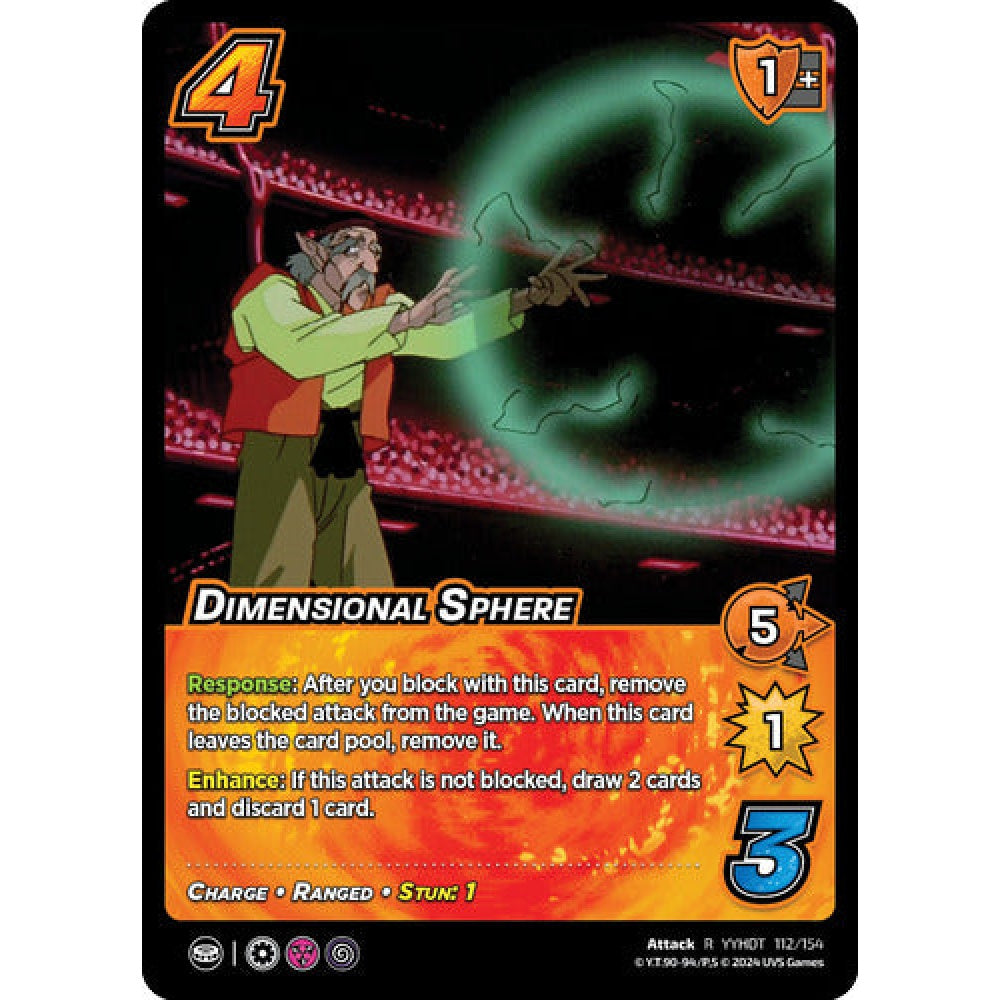 Dimensional Sphere, 112/154, R, UniVersus, Yu Yu Hakusho: Dark Tournament