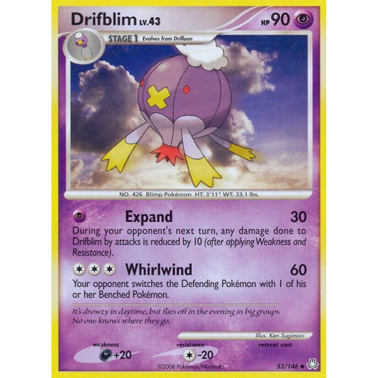 Drifblim Uncommon 53/146 Pokemon Card Game Legends Awakened