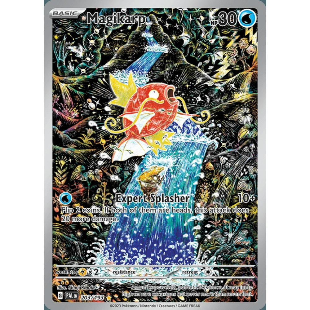 Magikarp Illustration Rare 203/193 Pokemon Card Game Paldea Evolved