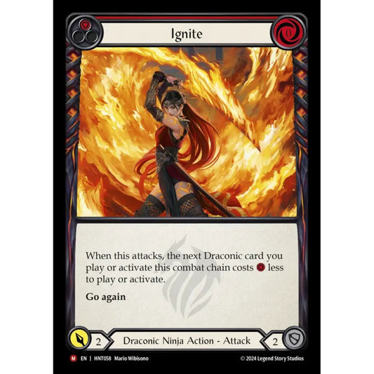 Ignite HNT058 Majestic Flesh & Blood Trading Card Game The Hunted in Regular Art