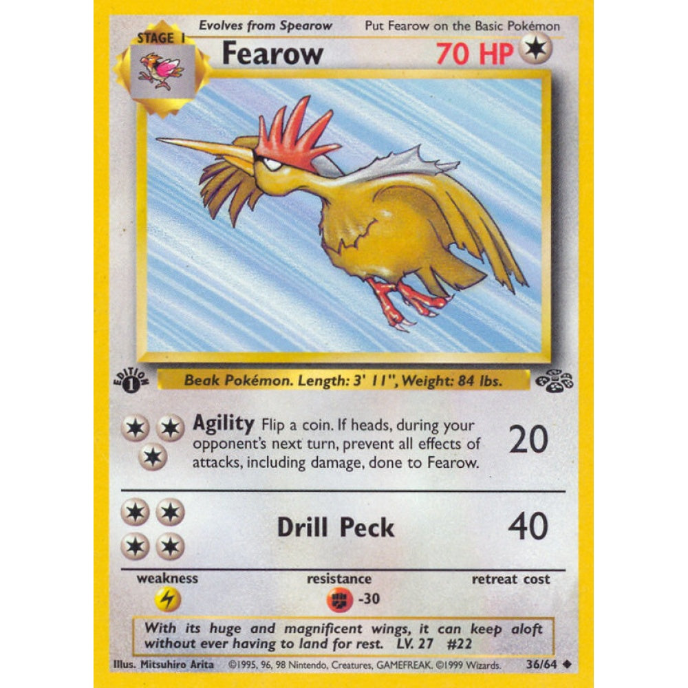 Fearow Uncommon 36/64 Pokemon Card Game Jungle