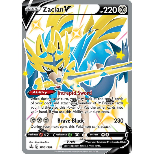 Zacian V Promo SWSH292 Pokemon Card Game Sword & Shield Promos