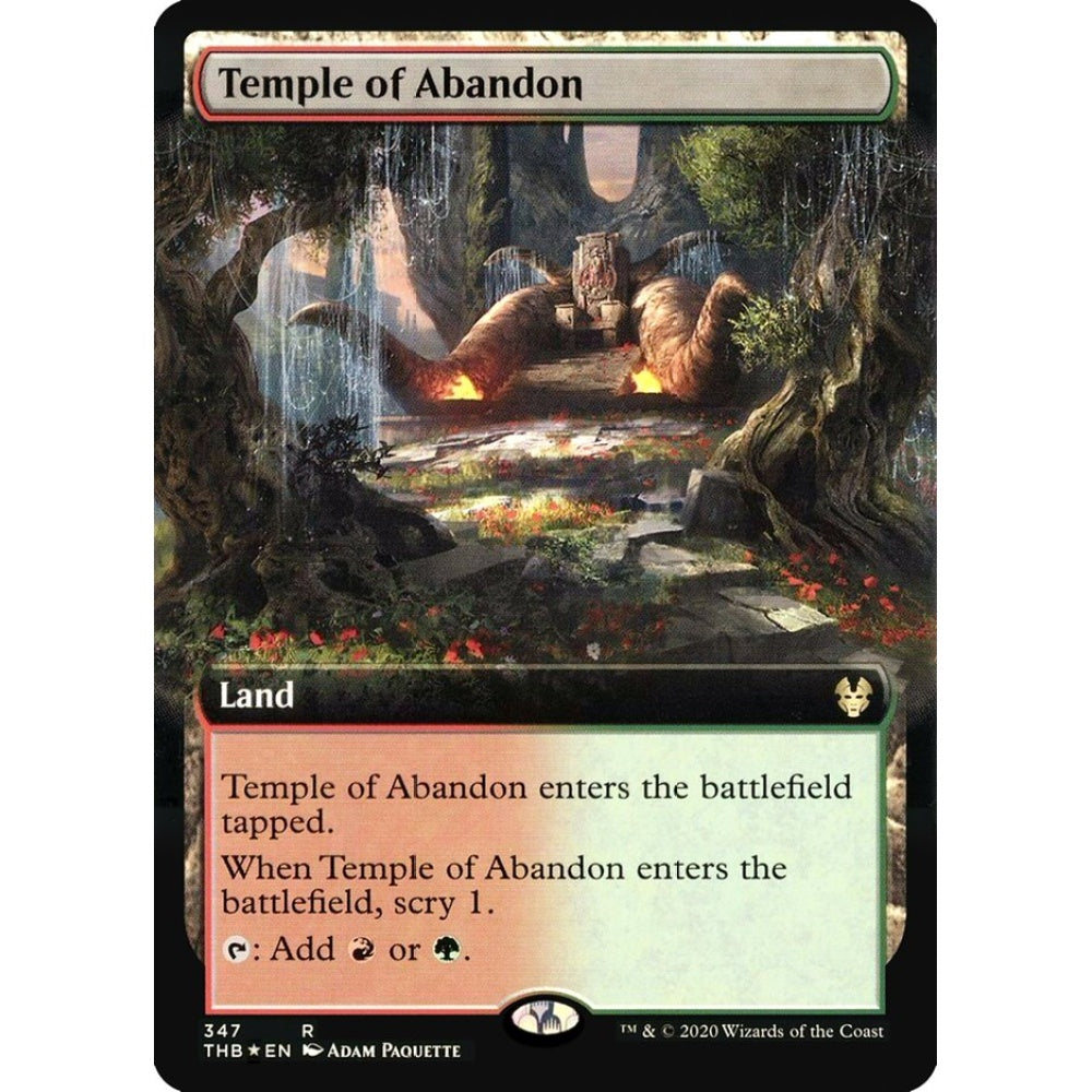 Temple of Abandon rare 347★ Magic the Gathering Theros Beyond Death