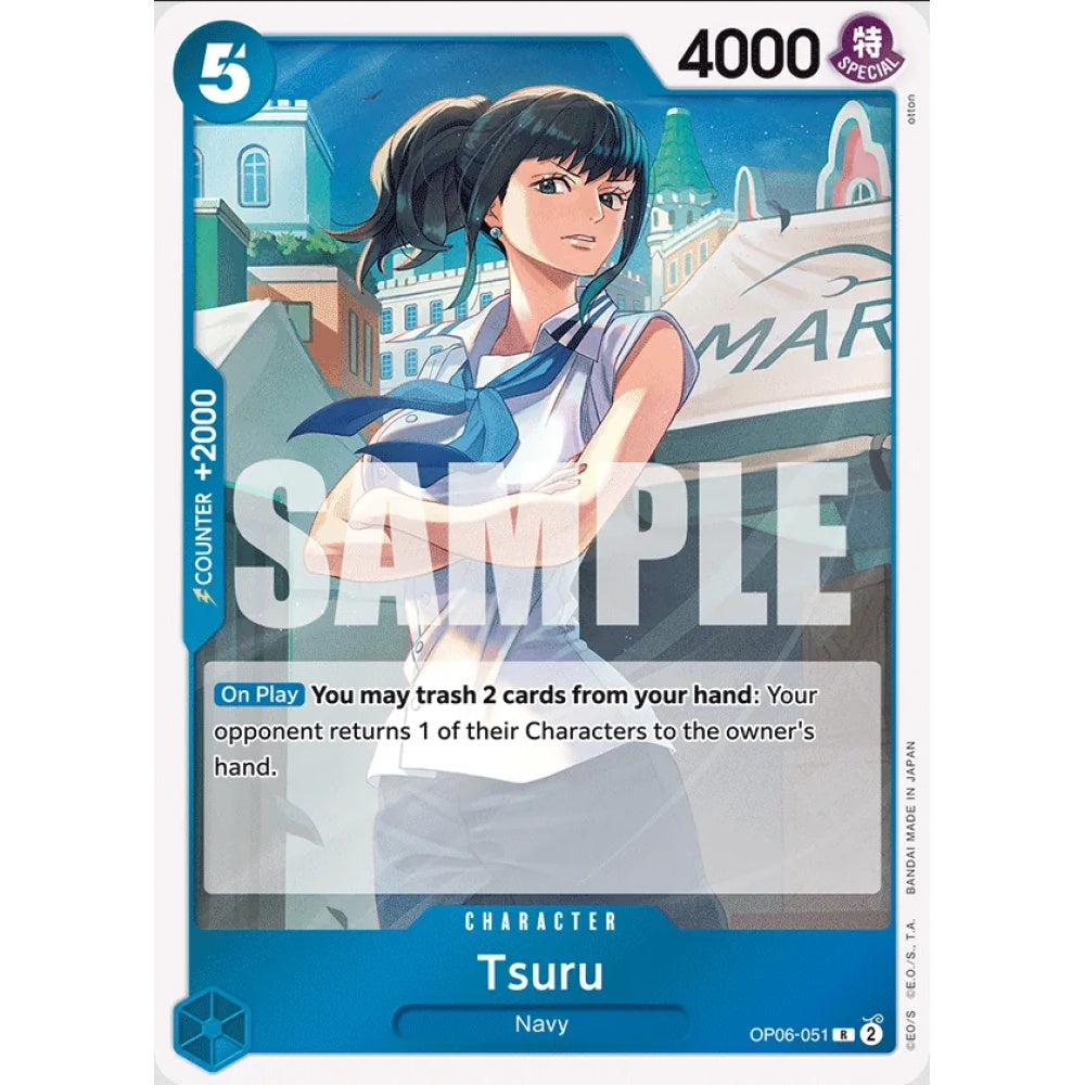 Tsuru, OP06-051, Rare, One Piece, Wings of the Captain