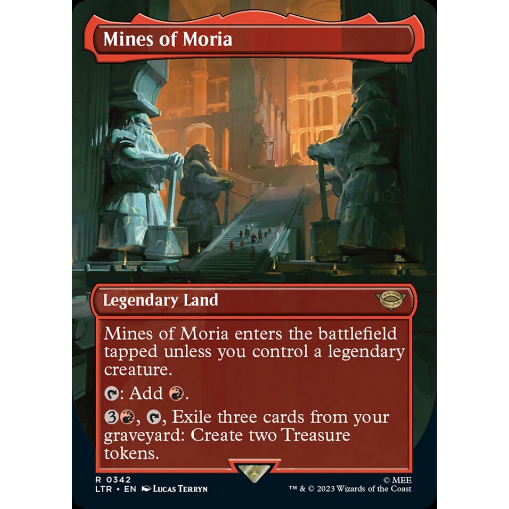 Mines of Moria, rare, 342, Magic the Gathering, The Lord of the Rings: Tales of Middle-earth
