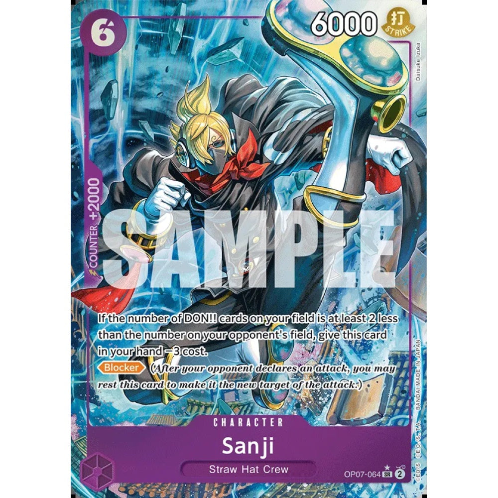 Sanji, OP07-064, Super Rare, One Piece, 500 Years in the Future