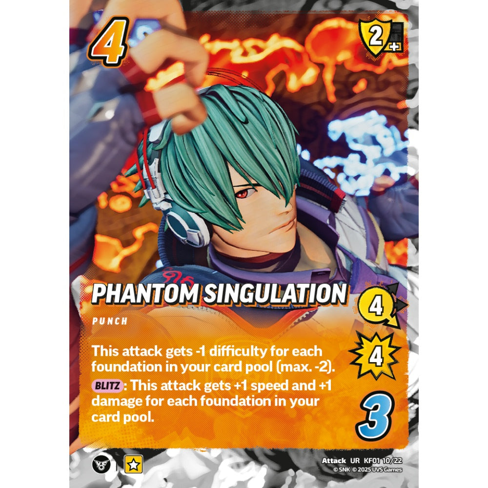 Phantom Singulation 10/22 KF01 Universus The King of Fighters XV: Challenger Series: Team Hero Attack UR