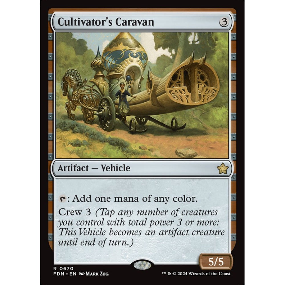Cultivator's Caravan, 670, rare, Magic: The Gathering, Foundations