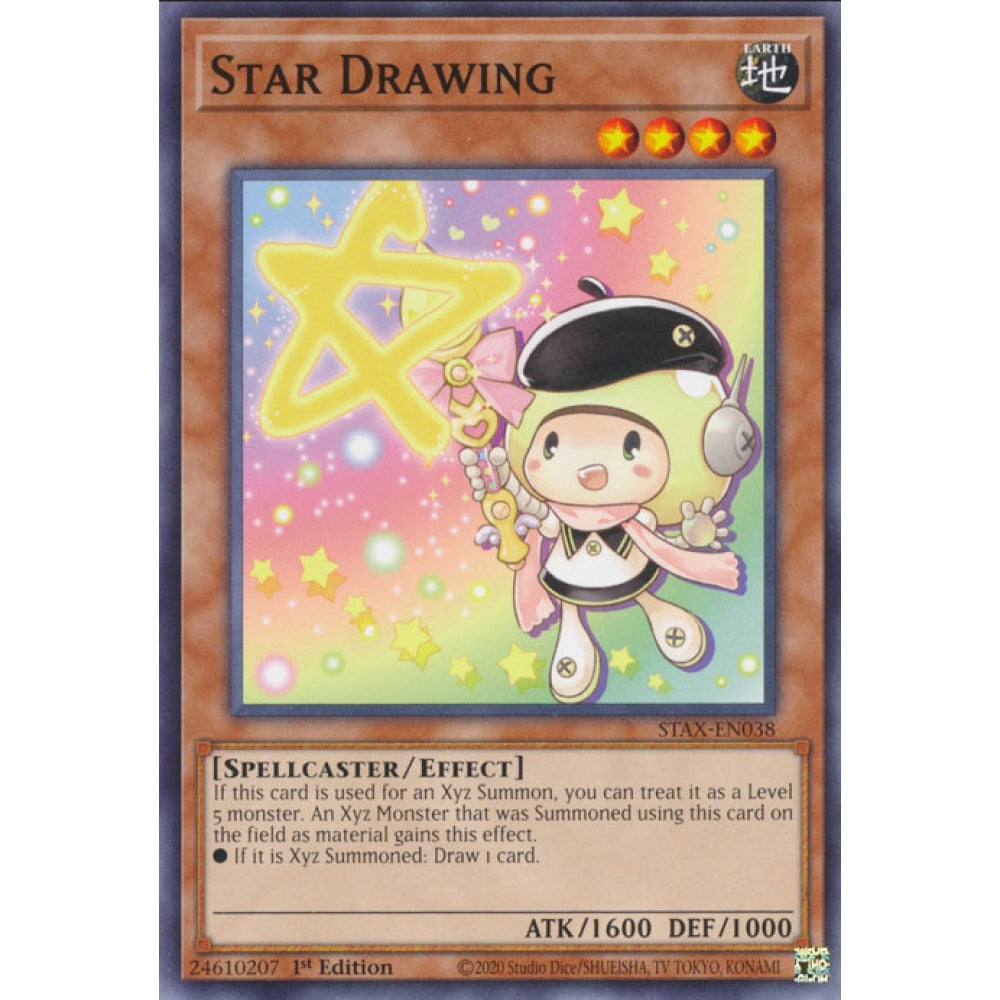 Star Drawing RA04-EN199 QCR Quarter Century Secret Rare Yu-Gi-Oh Quarter Century Stampede