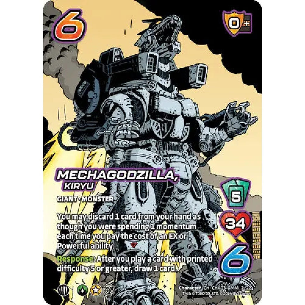 Mechagodzilla, Kiryu, 2/22, CH, UniVersus, Challengers Godzilla & Mothra, King Ghidorah & Rodan