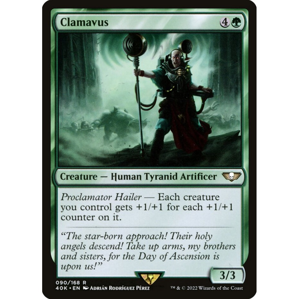 Clamavus rare 90 Magic the Gathering Warhammer 40,000 Commander