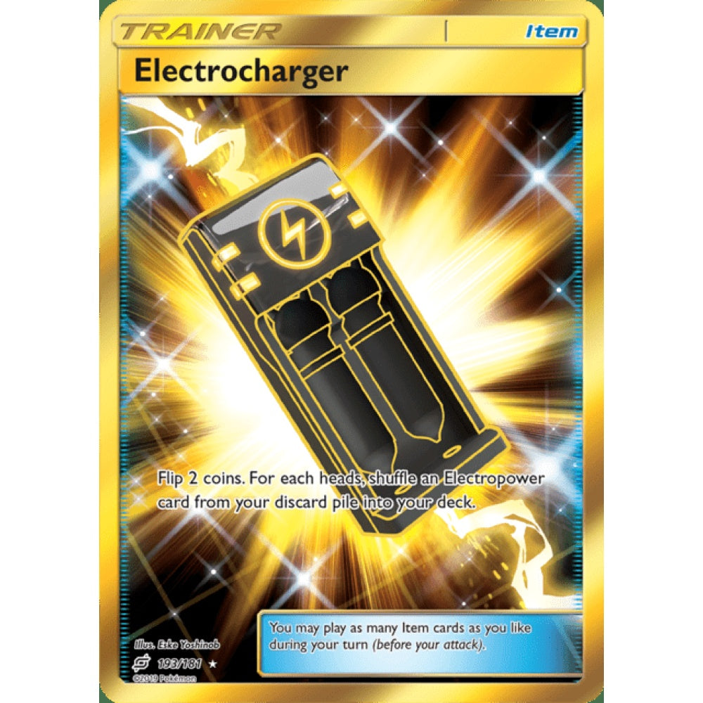 Electrocharger Secret Rare 193/181 Pokemon Card Game Team Up