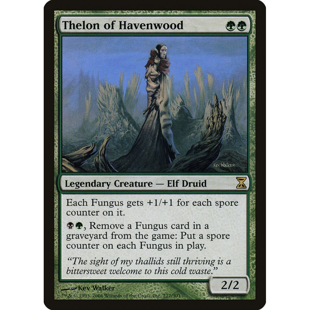 Thelon of Havenwood rare 227 Magic the Gathering Time Spiral