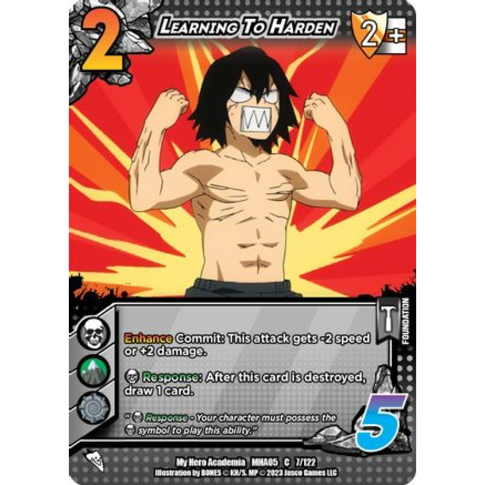 Learning To Harden, 7/122, C, UniVersus, MHA05 Undaunted Raid