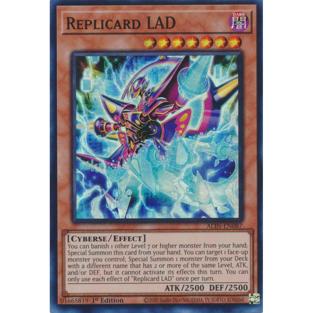 Replicard LAD ALIN-EN087 Super Super Rare Yu-Gi-Oh Alliance Insight in Art