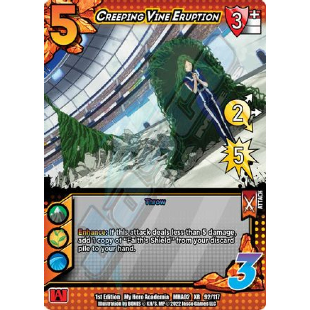 Creeping Vine Eruption, 92/117, XR, UniVersus, MHA02 Crimson Rampage