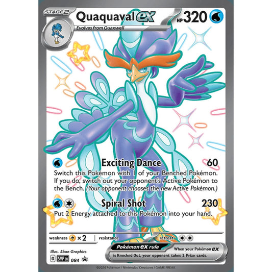 Quaquaval ex Black Star Promo 84 Pokemon Card Game Scarlet & Violet Promos
