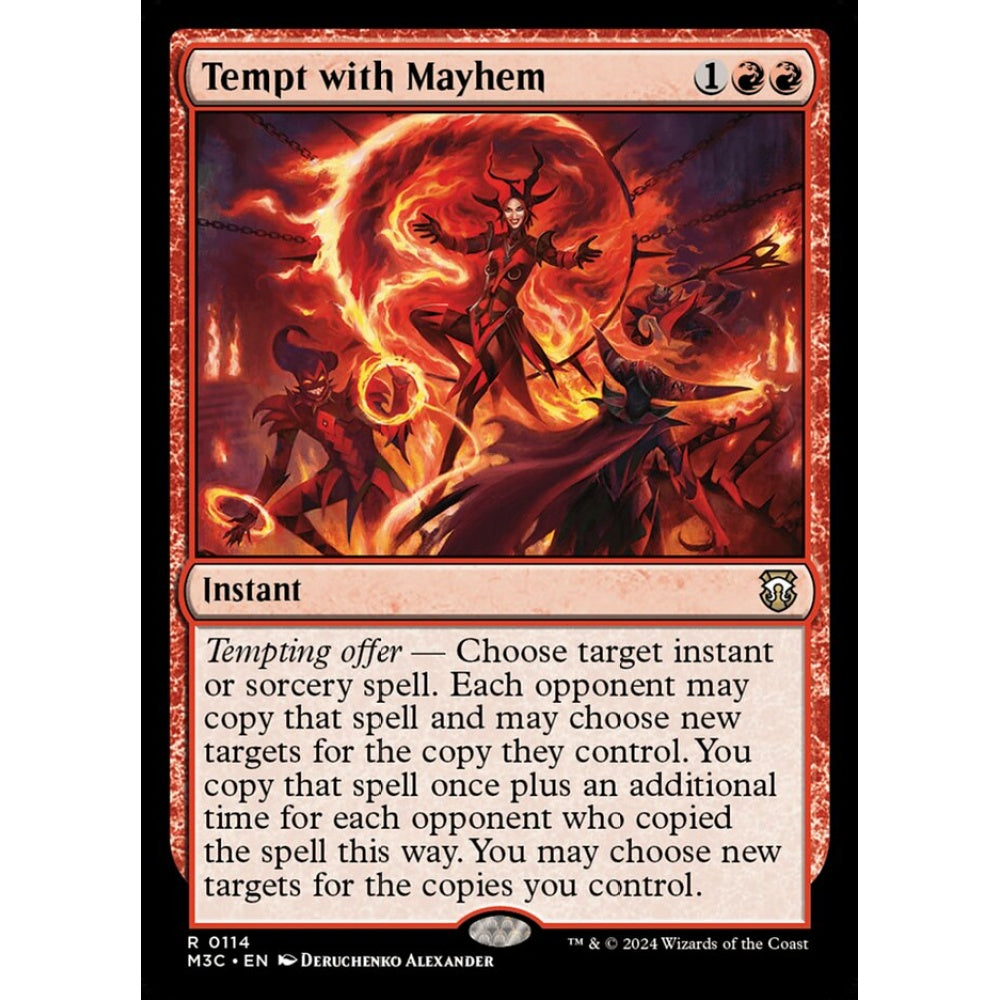 Tempt with Mayhem, 114, rare, Magic: The Gathering, Modern Horizons 3