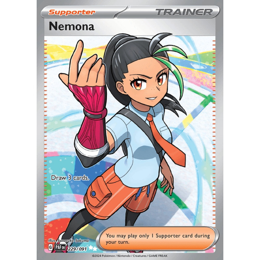 Nemona Full Art 229/091 Pokemon Card Game Paldean Fates
