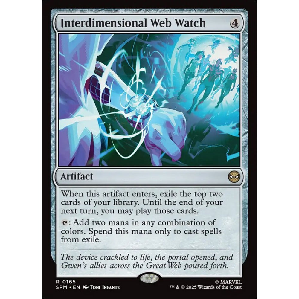 Interdimensional Web Watch rare 165 Magic the Gathering Marvel's Spider-Man