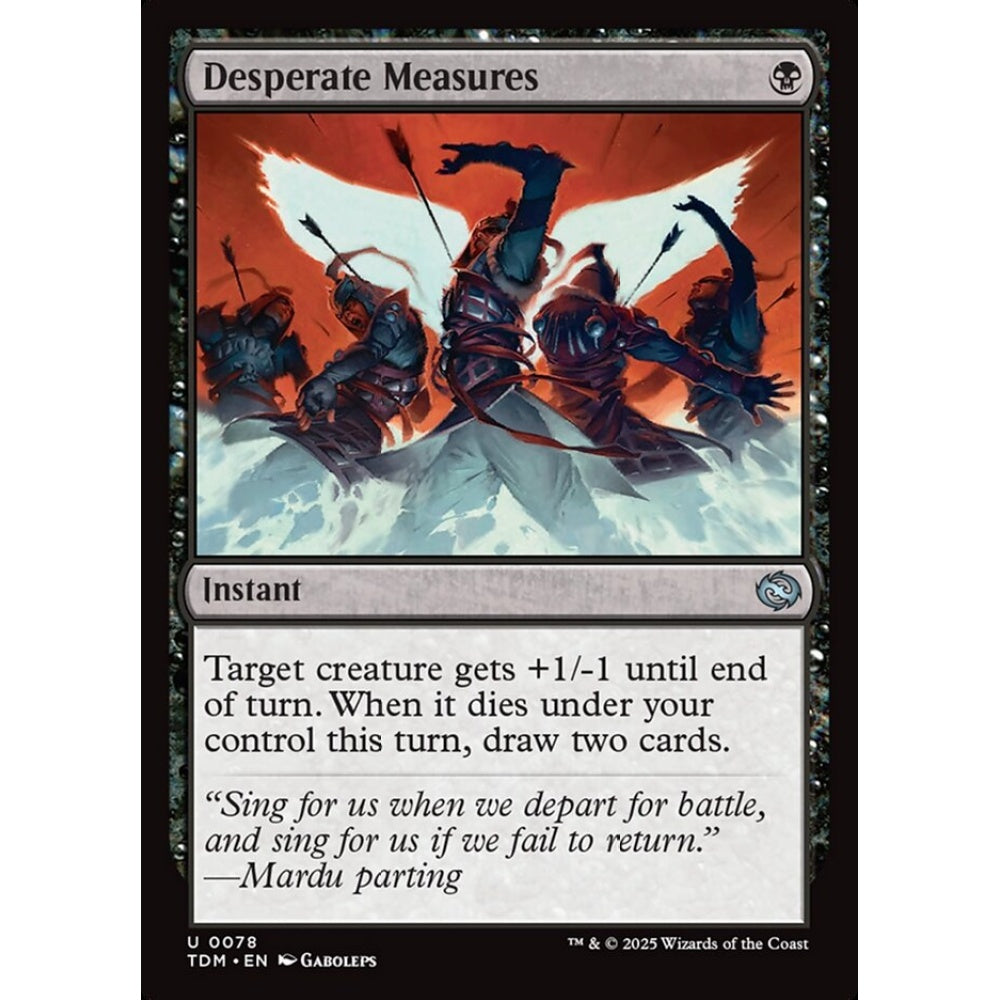 Desperate Measures uncommon 78 Magic the Gathering Tarkir: Dragonstorm