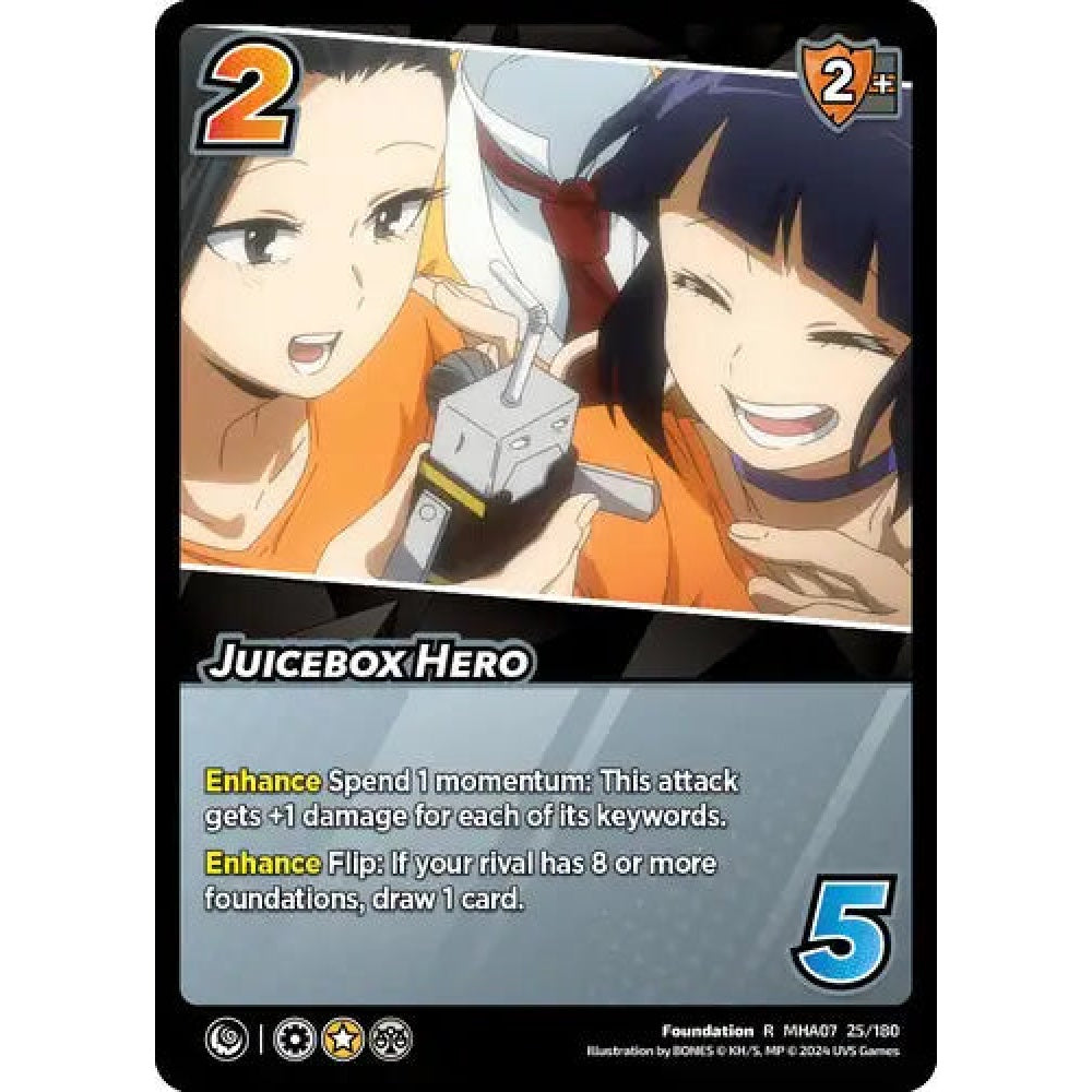 Juicebox Hero, 25/180, R, UniVersus, MHA07 Girl Power