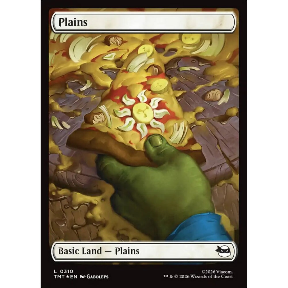 Plains common 310 Magic the Gathering Teenage Mutant Ninja Turtles