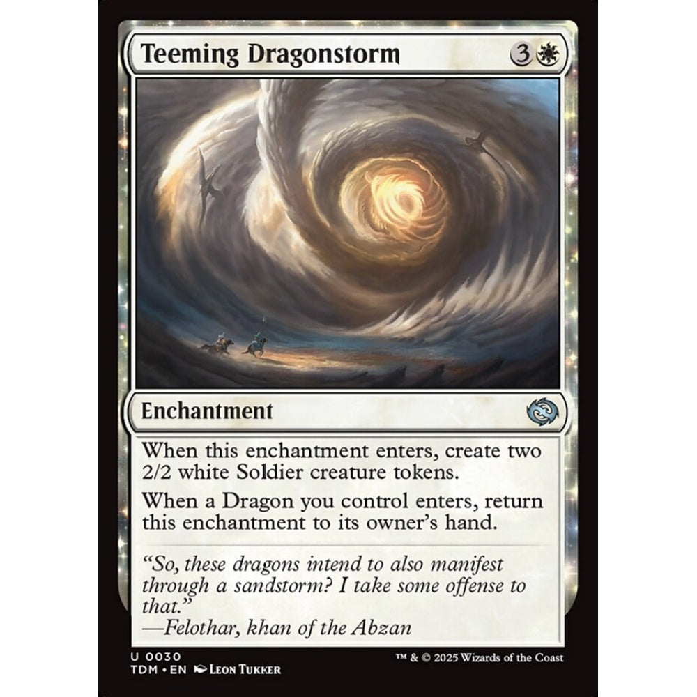 Teeming Dragonstorm uncommon 30 Magic the Gathering Tarkir: Dragonstorm
