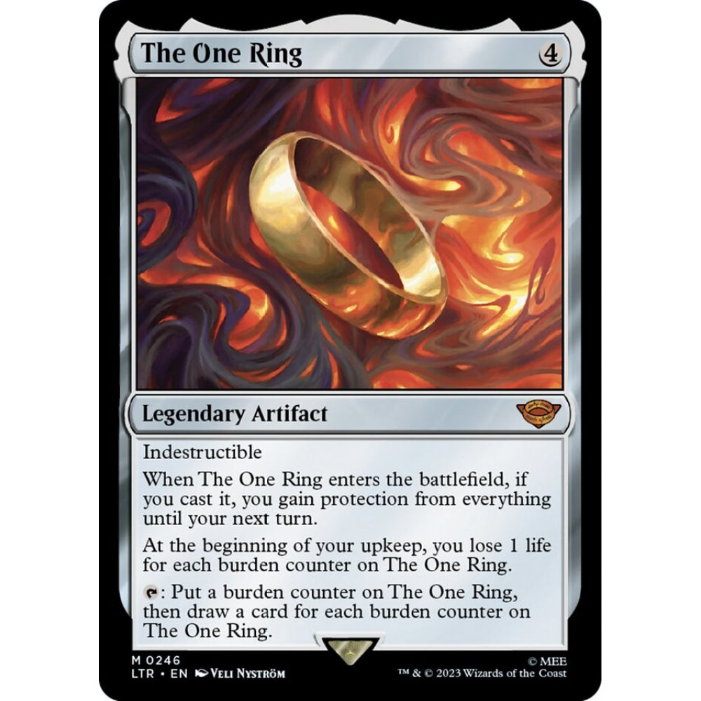 The One Ring, mythic, 246, Magic the Gathering, The Lord of the Rings: Tales of Middle-earth