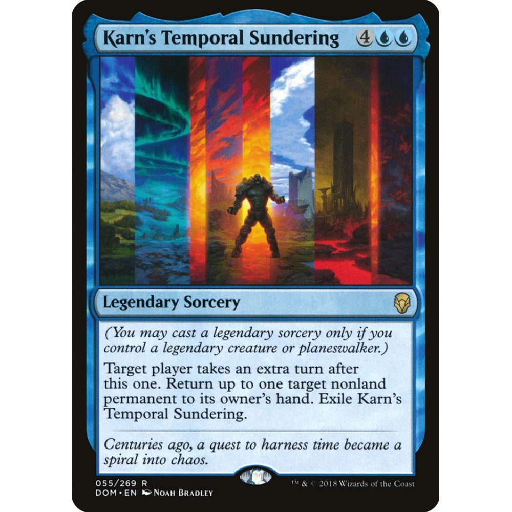 Karn's Temporal Sundering rare 55 Magic the Gathering Dominaria