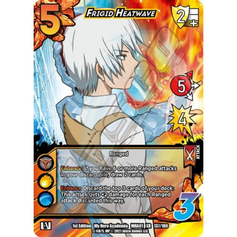 Frigid Heatwave, 137/180, XR, UniVersus, MHA01 My Hero Academia