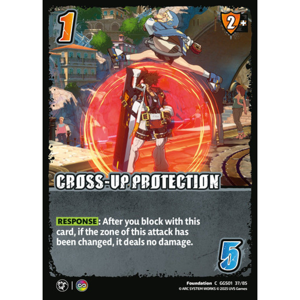 Cross-Up Protection 37/85 Universus Card Game Guilty Gear -Strive- C Non-Foil