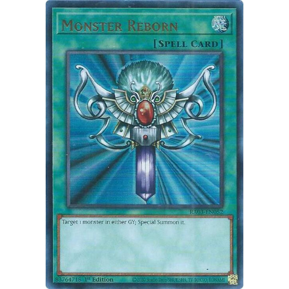 Monster Reborn (UR) RA03-EN052 Ultra Yu-Gi-Oh Quarter Century Bonanza