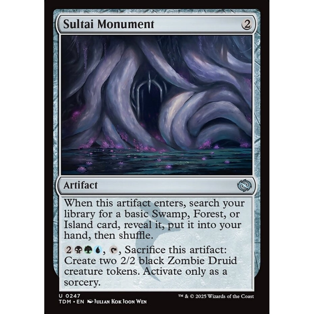 Sultai Monument uncommon 247 Magic the Gathering Tarkir: Dragonstorm