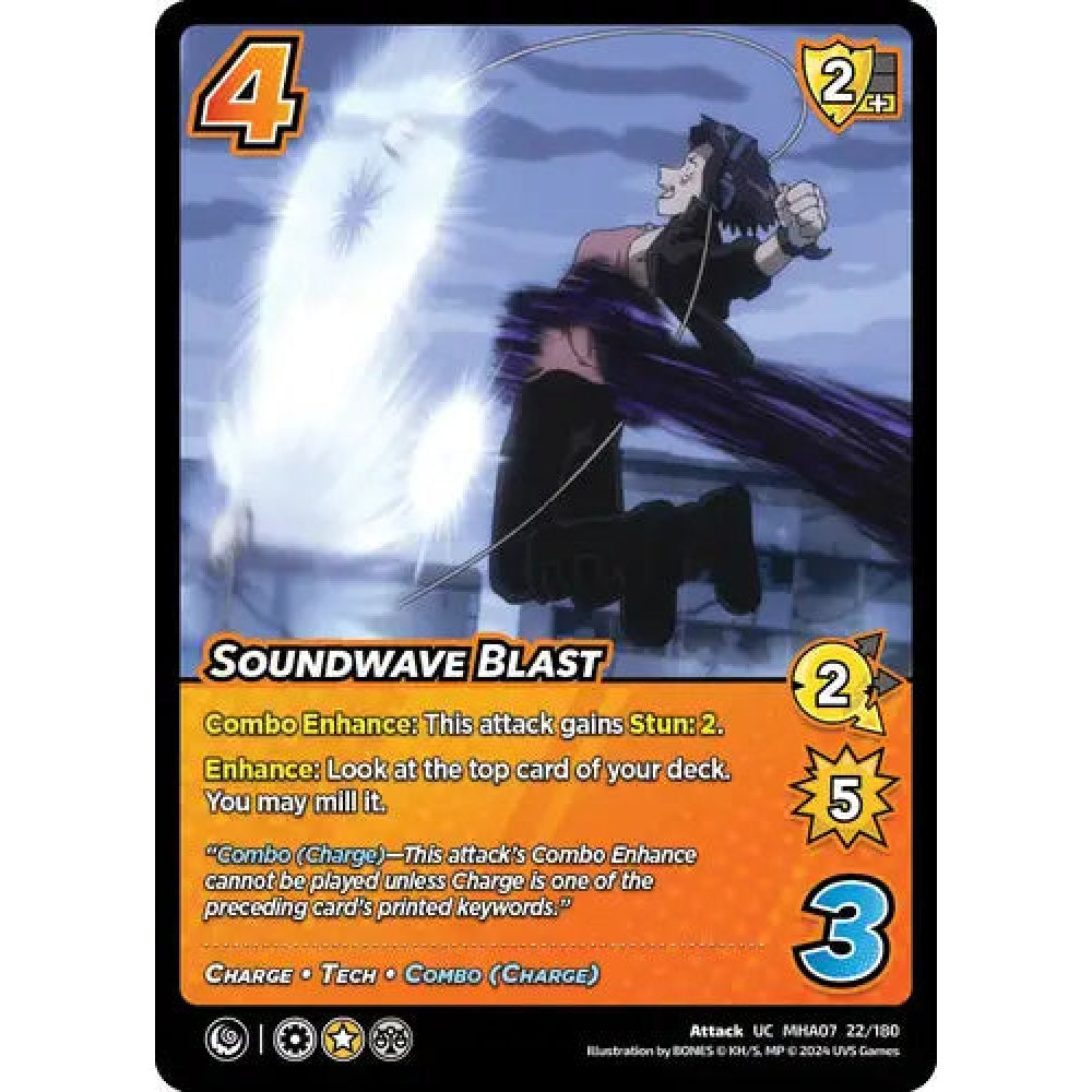 Soundwave Blast, 22/180, UC, UniVersus, MHA07 Girl Power
