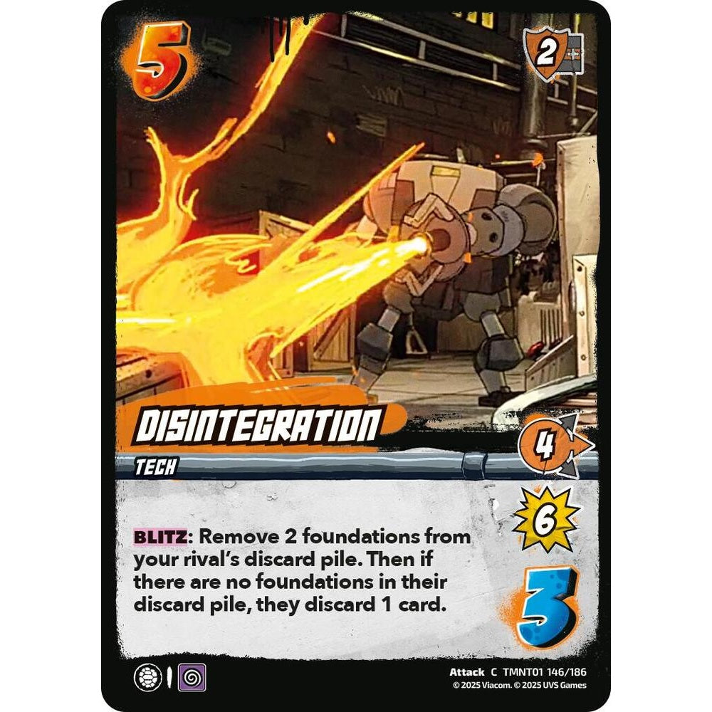 Disintegration 146/186 TMNT01 Universus Teenage Mutant Ninja Turtles Attack C