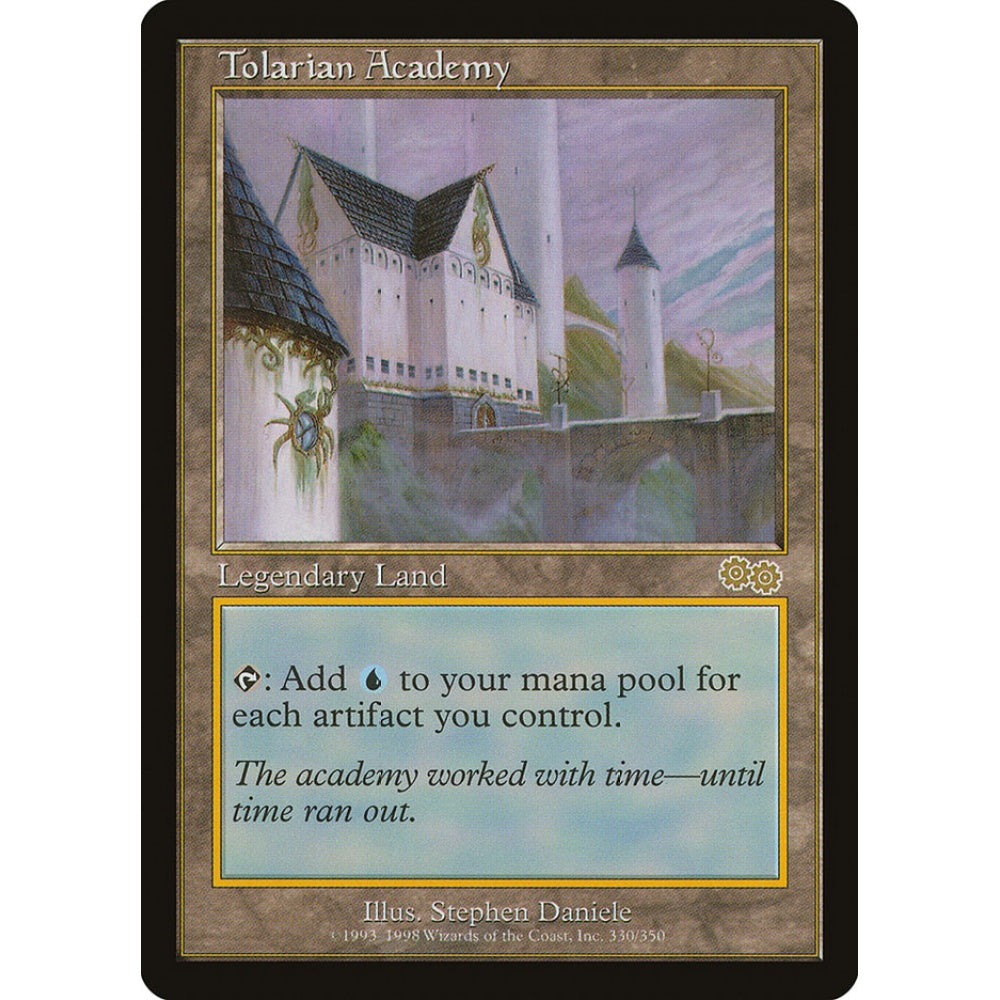 Tolarian Academy rare 330 Magic the Gathering Urza's Saga Spanish