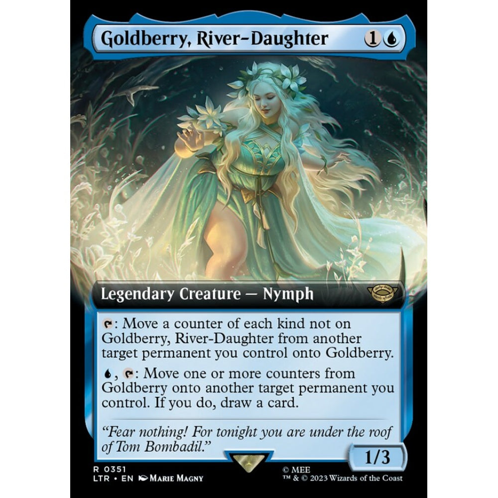 Goldberry, River-Daughter, rare, 351, Magic the Gathering, The Lord of the Rings: Tales of Middle-earth