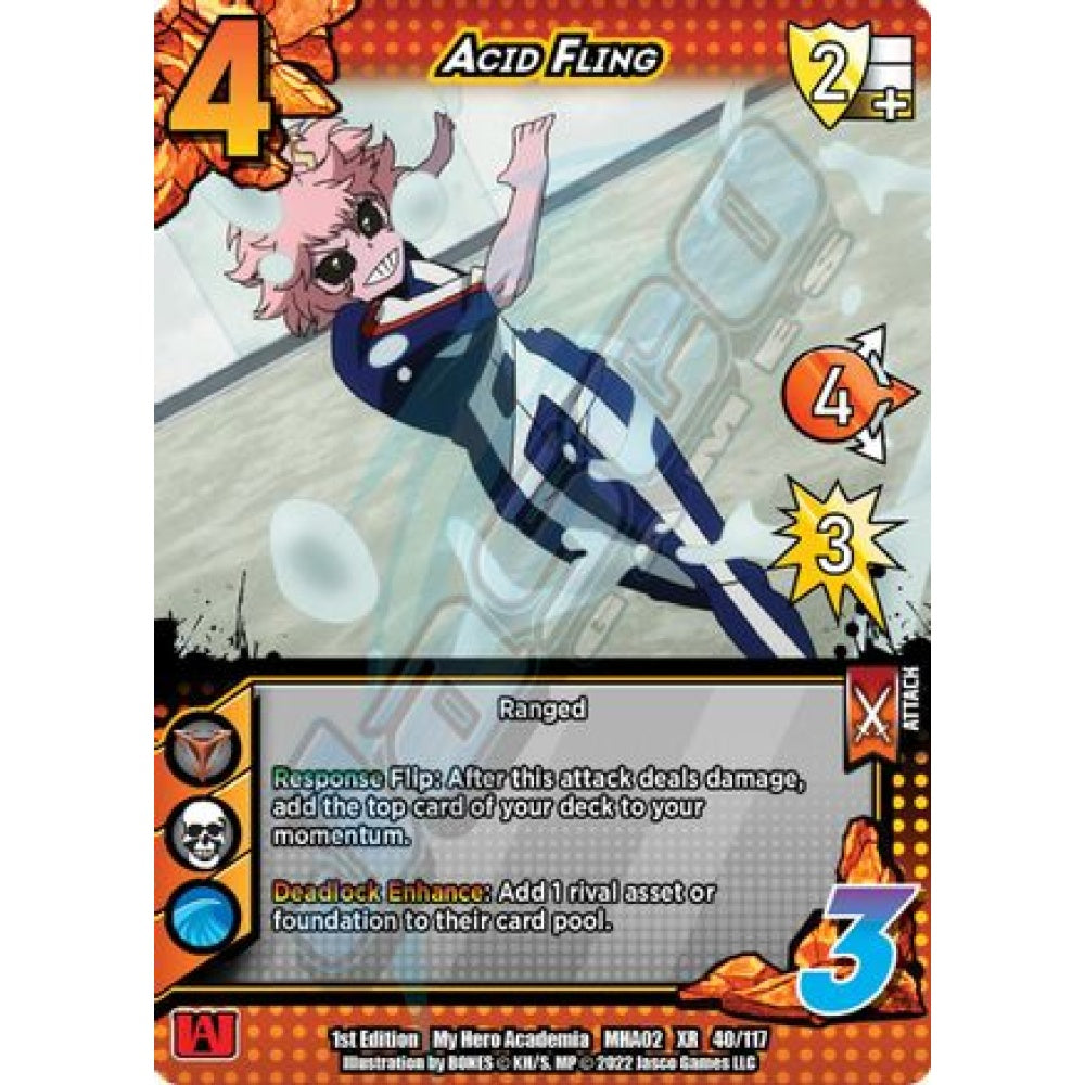 Acid Fling, 40/117, XR, UniVersus, MHA02 Crimson Rampage