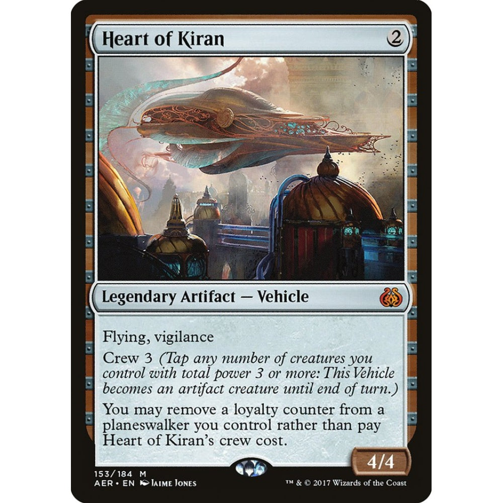 Heart of Kiran mythic 153 Magic the Gathering Aether Revolt