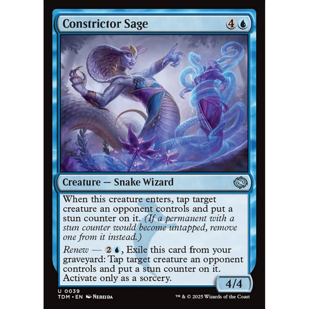 Constrictor Sage uncommon 39 Magic the Gathering Tarkir: Dragonstorm