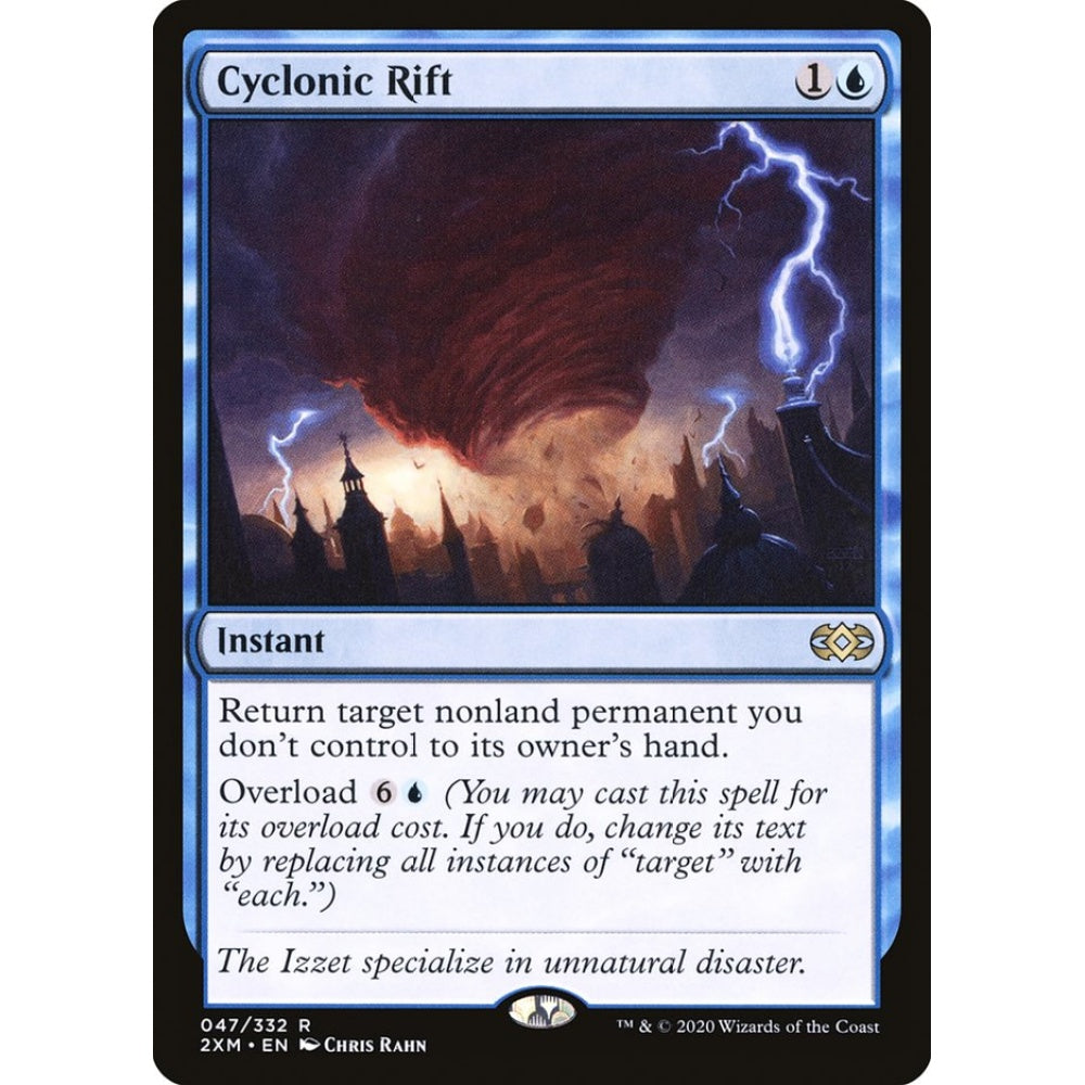 Cyclonic Rift rare 47 Magic the Gathering Double Masters