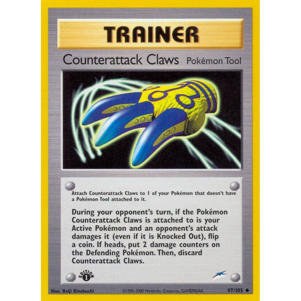 Counterattack Claws Uncommon 97/105 Pokemon Card Game Neo Destiny