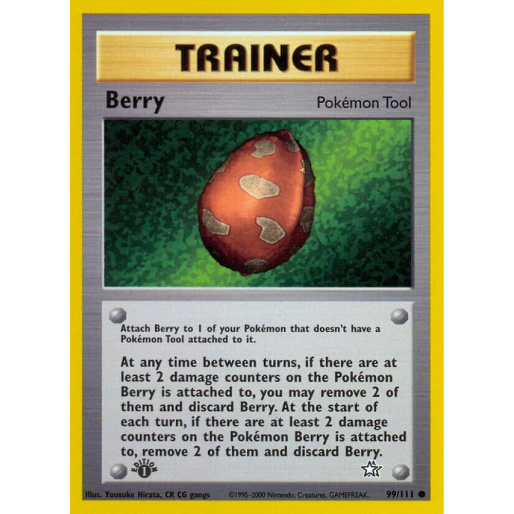 Berry Common 99/111 Pokemon Card Game Neo Genesis