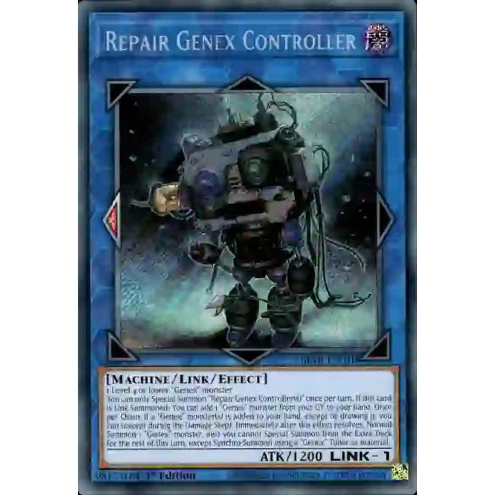 Repair Genex Controller, BLTR-EN010, Secret Rare, Yu-Gi-Oh!, Battles of Legend: Terminal Revenge